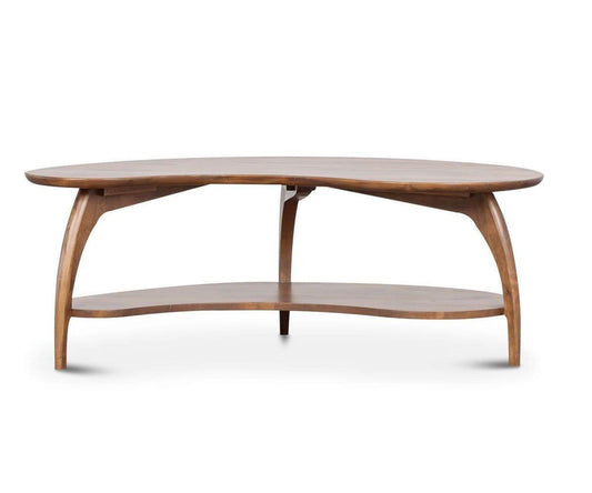 Wood Castle Tibro Coffee Table With Shelf