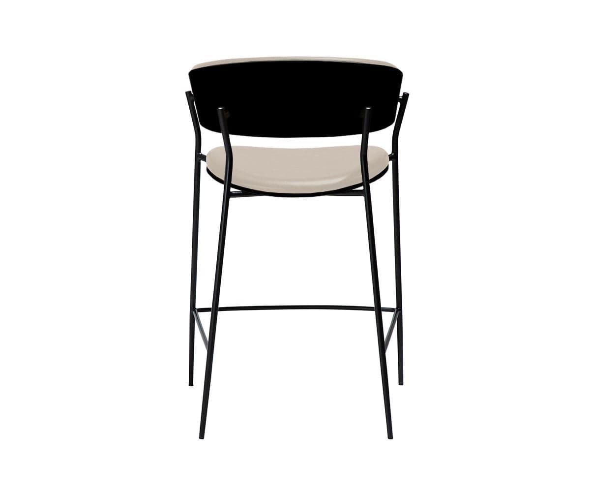 Crib Leather Counter Stool