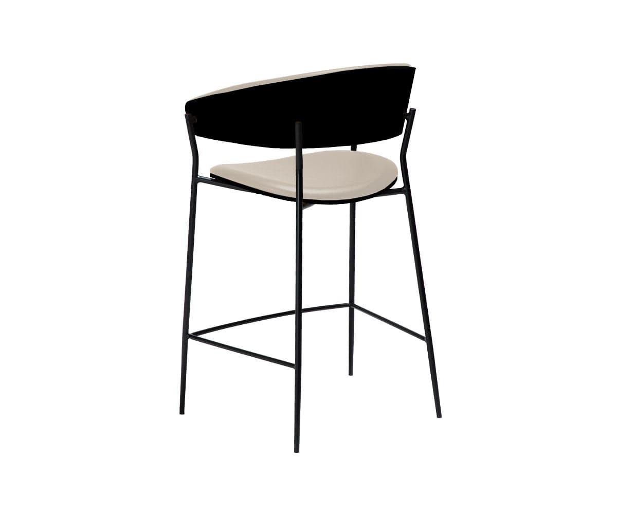 Crib Leather Counter Stool