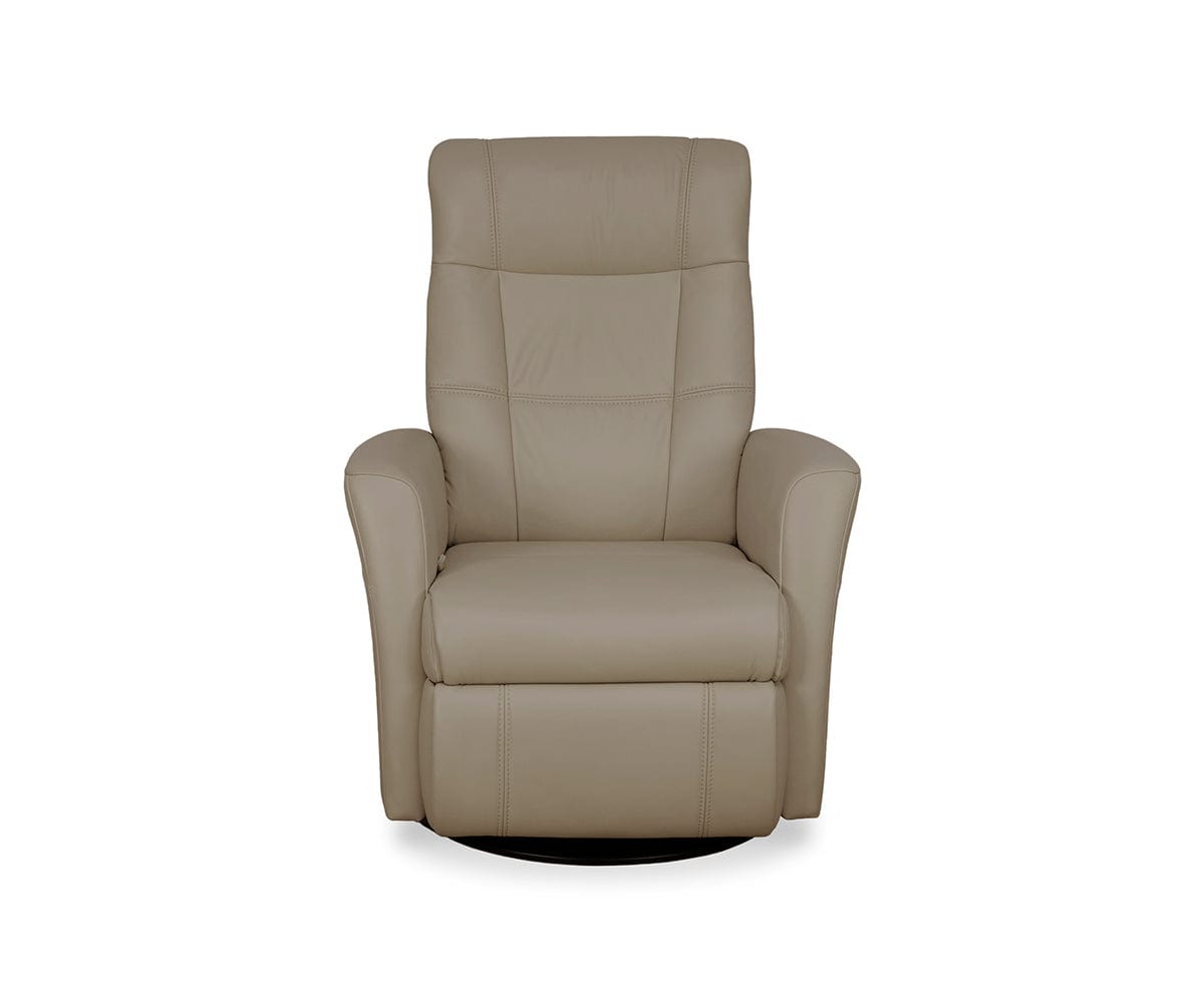 Lathan Manual Leather Recliner