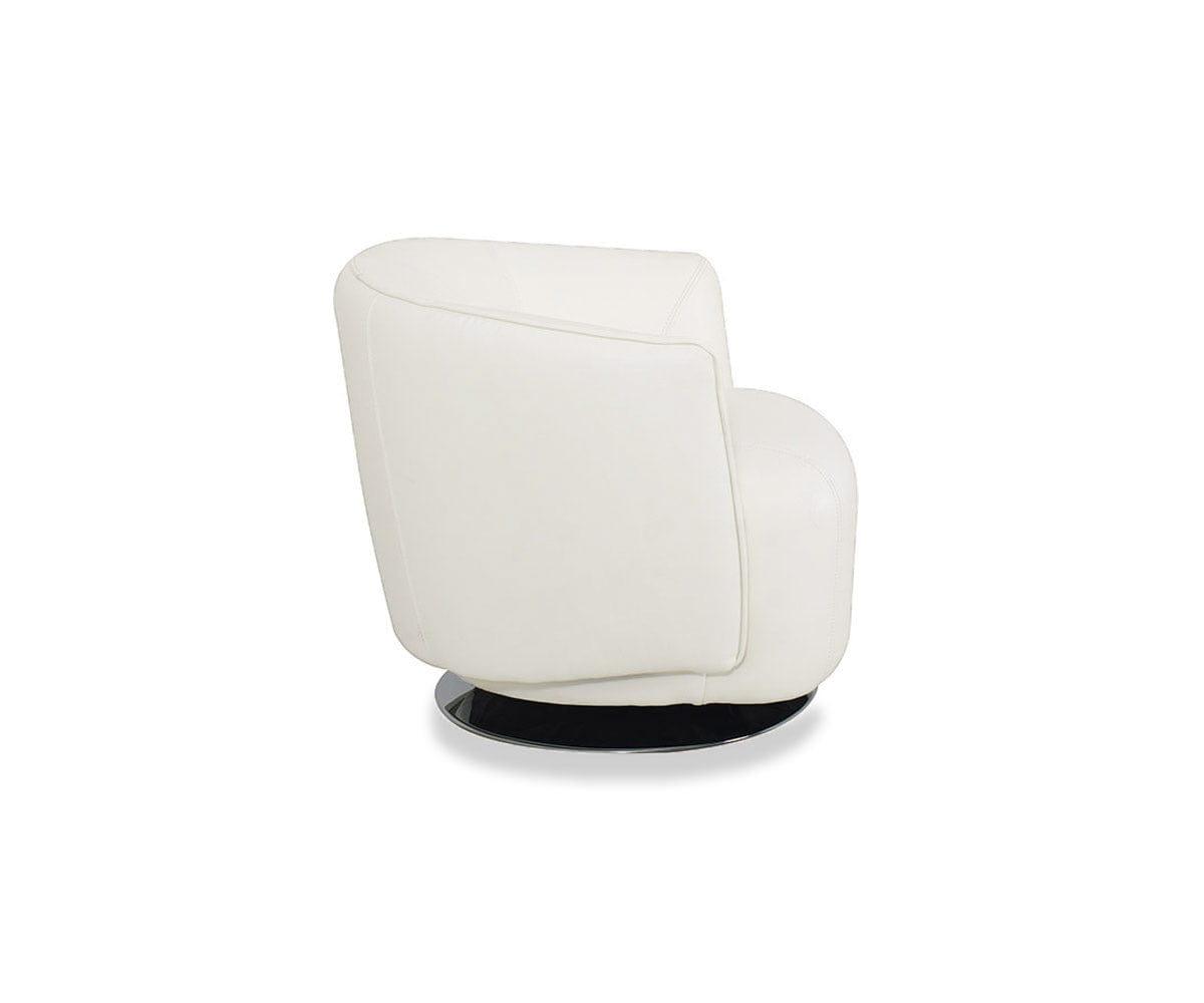 Elena Leather Swivel Chair