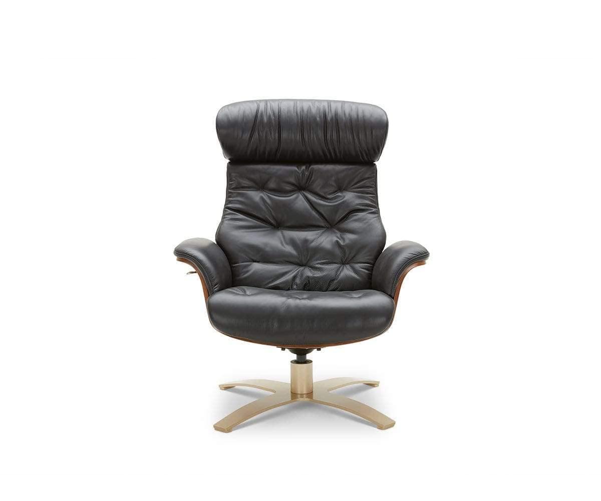 Anselmo Leather Recliner & Ottoman