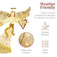 Lighted Outdoor Angel Christmas Decoration w/ 140 Lights, Harp, Stakes - 5ft