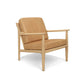 Bodie Cane Back Leather Lounge Chair